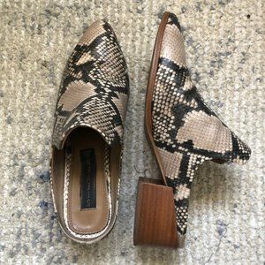 Steve Madden Snake Mules